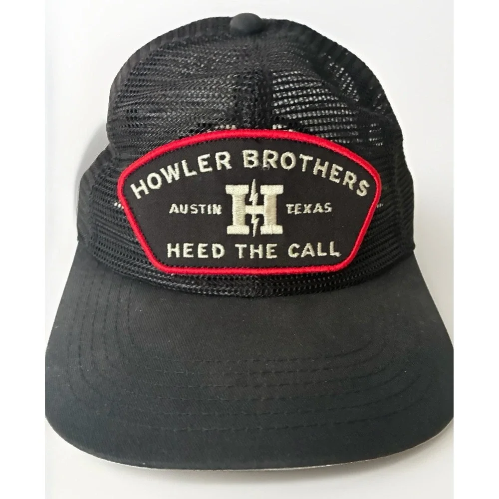 Howler Brothers Men's Adjustable SnapBack Black Feedstore Trucker Hat